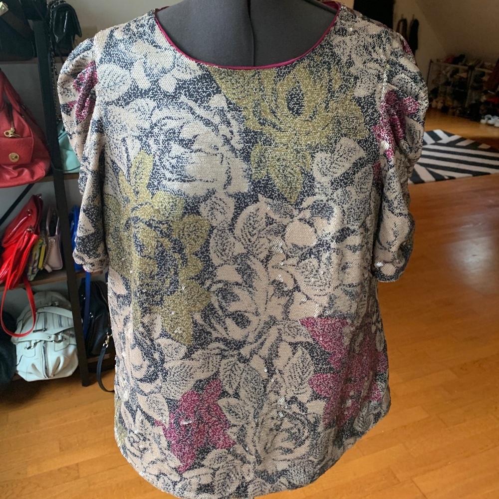 Sequin top - Anthropologie